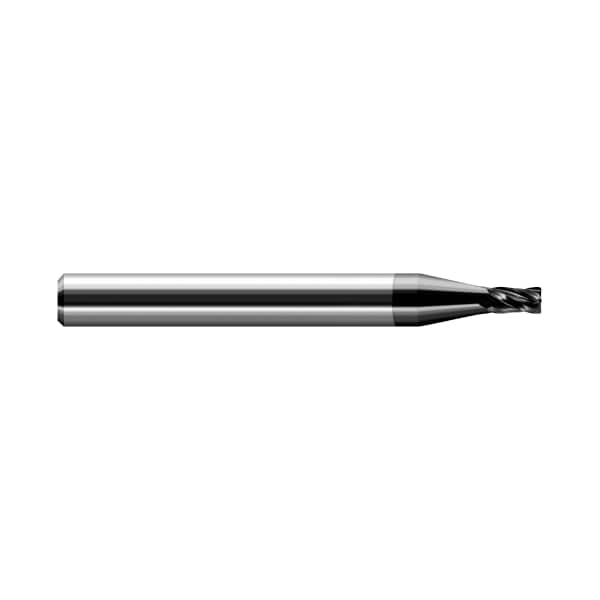 Miniature End Mill - 4 Flute - Corner Radius